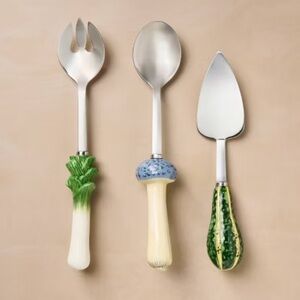 3pc Stoneware Salad Flatware Serving Set - John Derian for Target